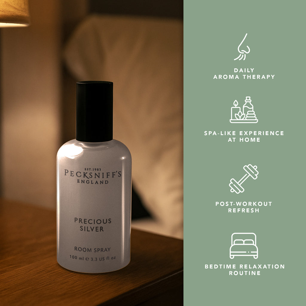 Pecksniffs Precious Silver Room Spray | 100ml/3.38 Fl Oz