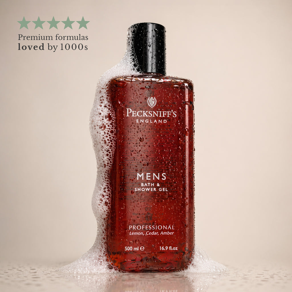 Pecksniffs Professional Men's Bath and Shower Gel | 500ml /16.9 Fl Oz