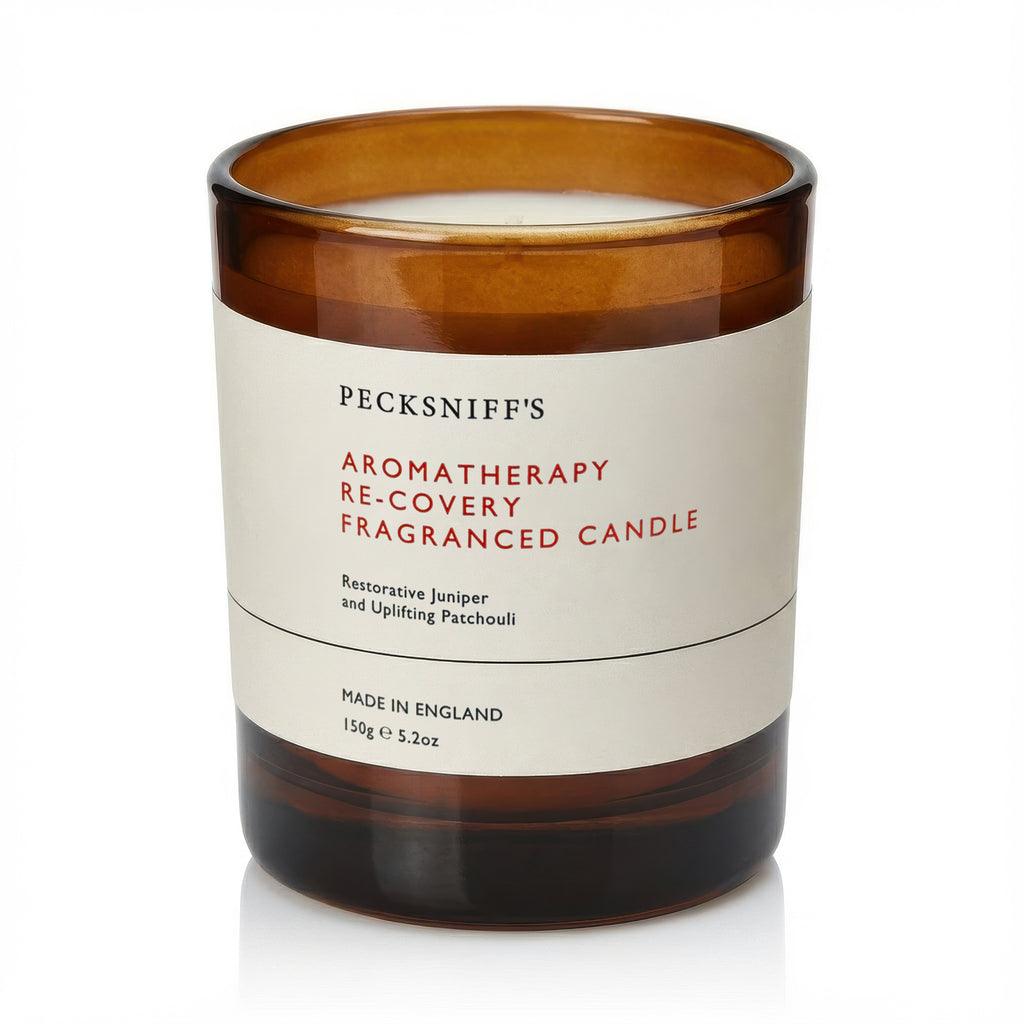 Pecksniffs Aromatherapy Re-Covery Candle with Dust Cover | 1 Wick, 150g/5.29oz