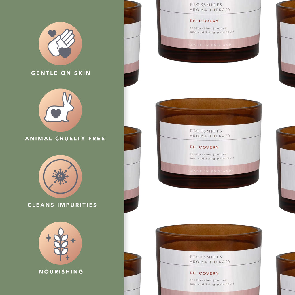 Pecksniffs Aromatherapy Re-Covery Candle | 3 Wicks, 283g/9.9oz