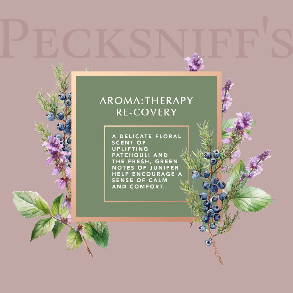 Pecksniffs Aroma:Therapy Re-Covery Bath Soak Decanter | 500ml/16.9 Fl Oz