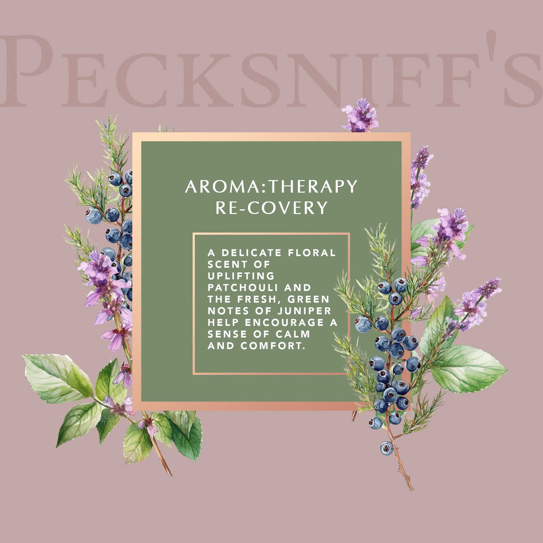 Pecksniffs Aroma:Therapy Re-Covery Bath Soak Decanter | 500ml/16.9 Fl Oz