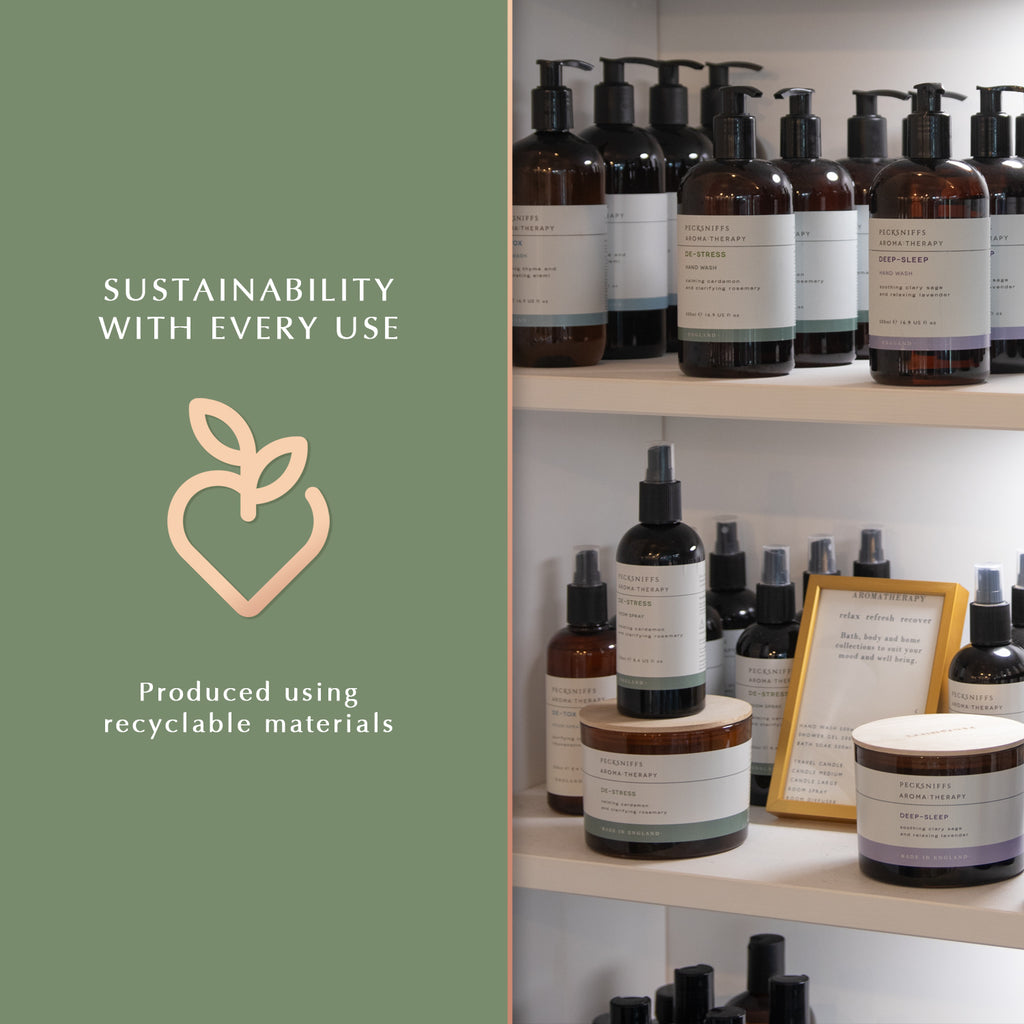Pecksniff's Aroma:Therapy ReCovery Shower Gel – Luxurious Moisturizing Bath & Body Cleanser, 1000 ml/33.8 fl oz Bottle