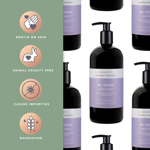 Pecksniff's Aroma:Therapy Re-Store 500 ml/16.9 fl oz Hand Wash
