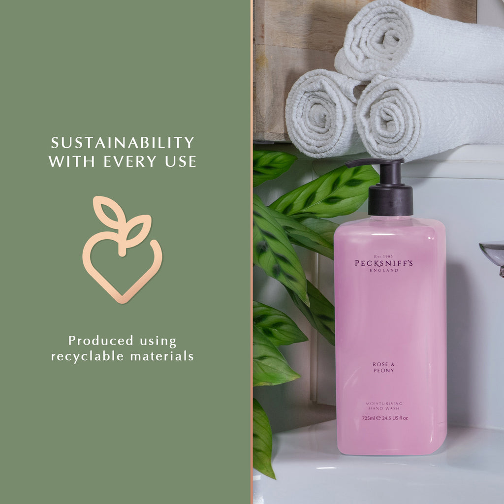 Pecksniff's Rose & Peony Hand Wash 725 ml/24.5 Fl Oz