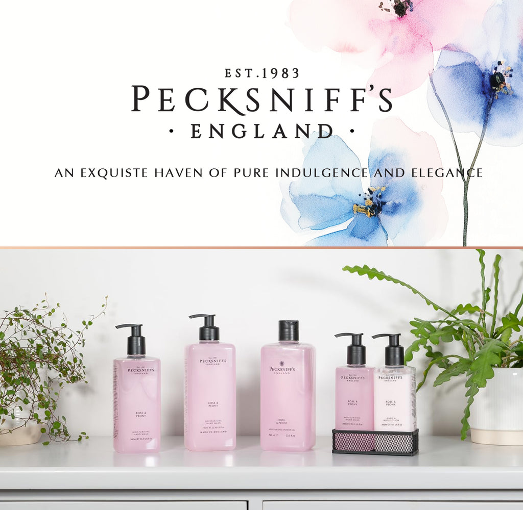 Pecksniff's Rose & Peony Moisturizing Shower Gel | 750ml / 25.36 Fl Oz