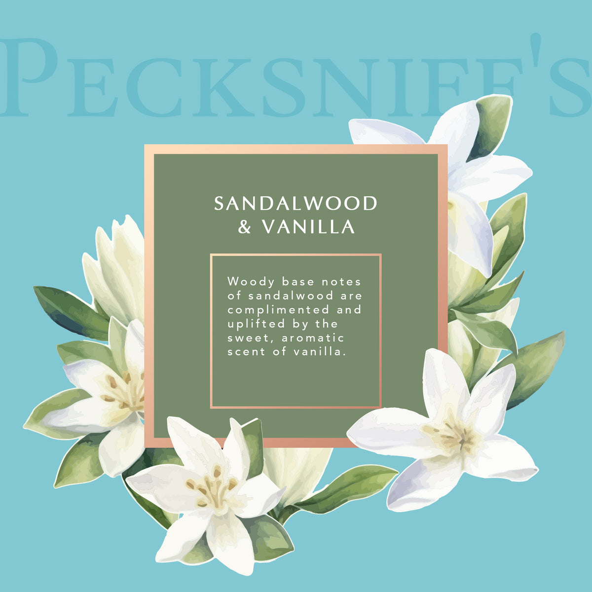 Pecksniff's Sandalwood & Vanilla Moisturizing Shower Gel | 750ml / 25.36 Fl Oz