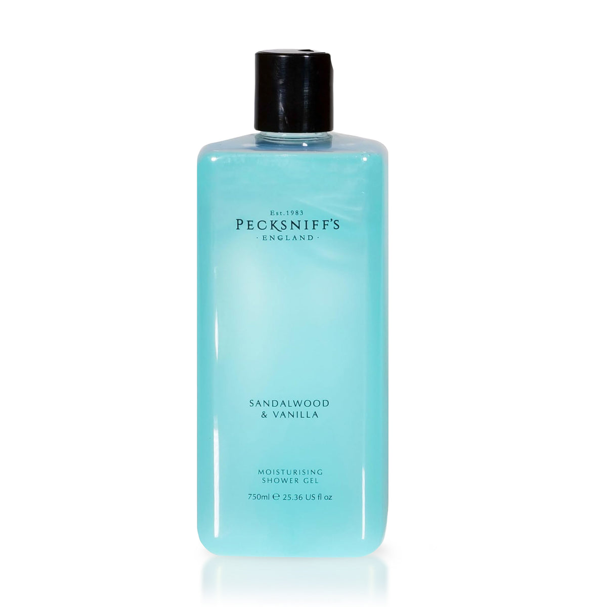 Pecksniff's Sandalwood & Vanilla Moisturizing Shower Gel | 750ml / 25.36 Fl Oz