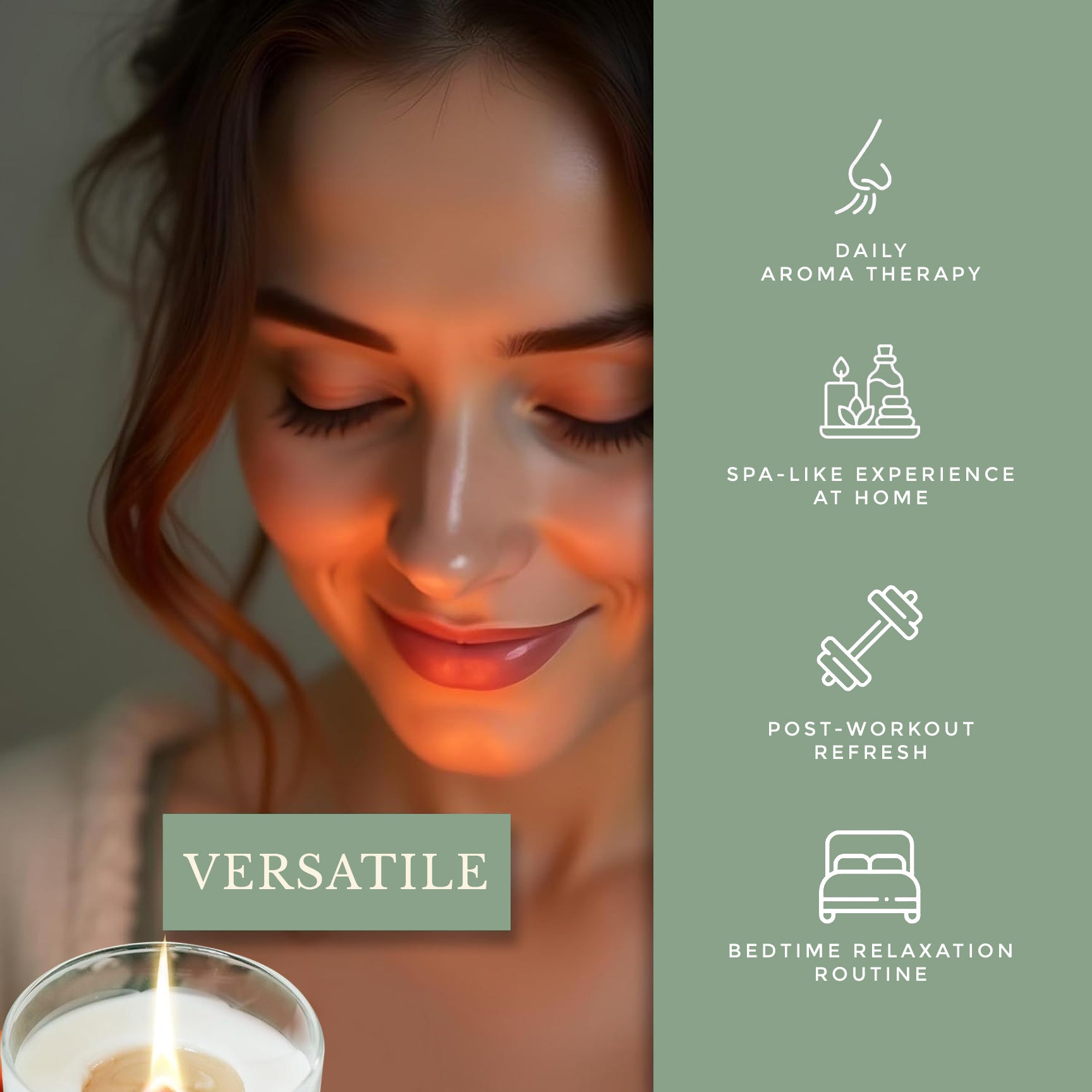 Pecksniff's Classic Sandalwood & Vanilla Scented Candle | 1 Wick, 184g/6.49oz