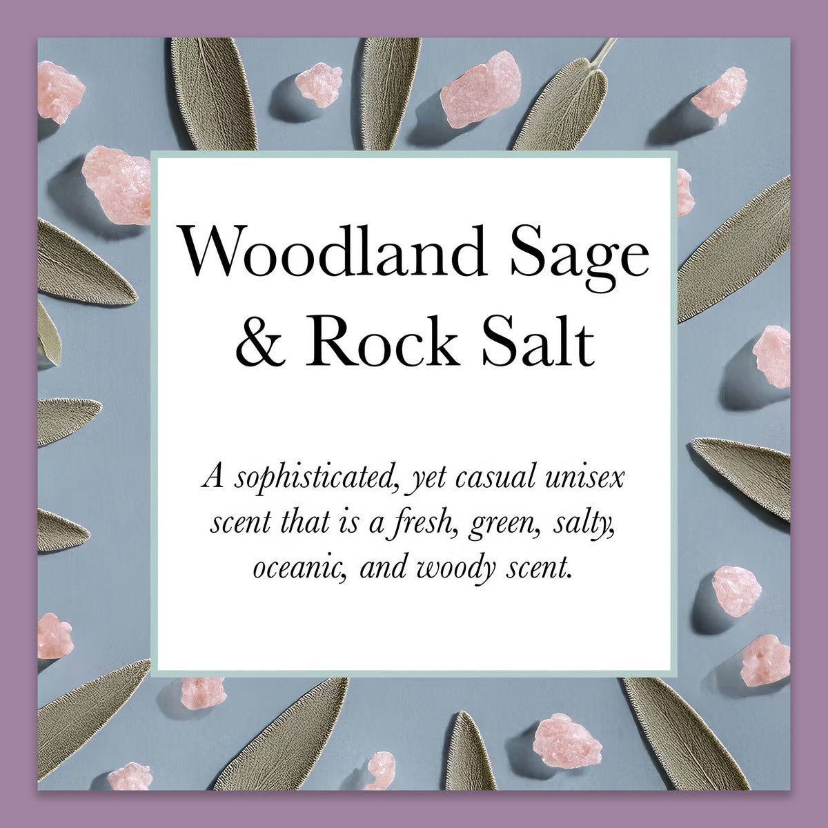 Olivia Blake Woodland Sage Rock Salt Perfume Roller Ball – 15 ml/0.52 fl oz Fine Fragrance Eau de Toilette, Travel Size Perfume for Women