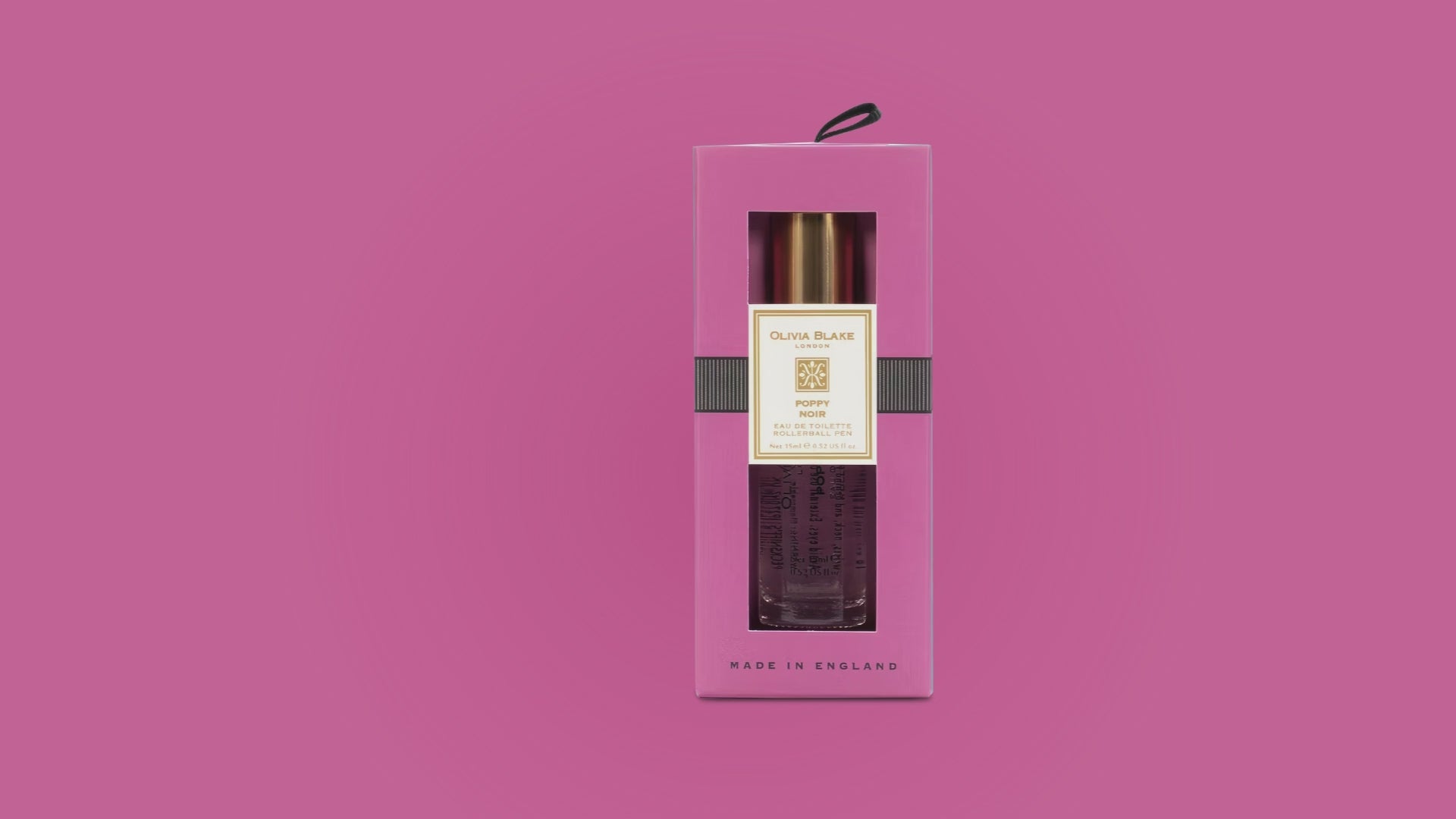 Olivia Blake Poppy Noir Perfume Roller Ball – 15 ml/0.52 fl oz Fine Fragrance Eau de Toilette, Travel Size Perfume for Women